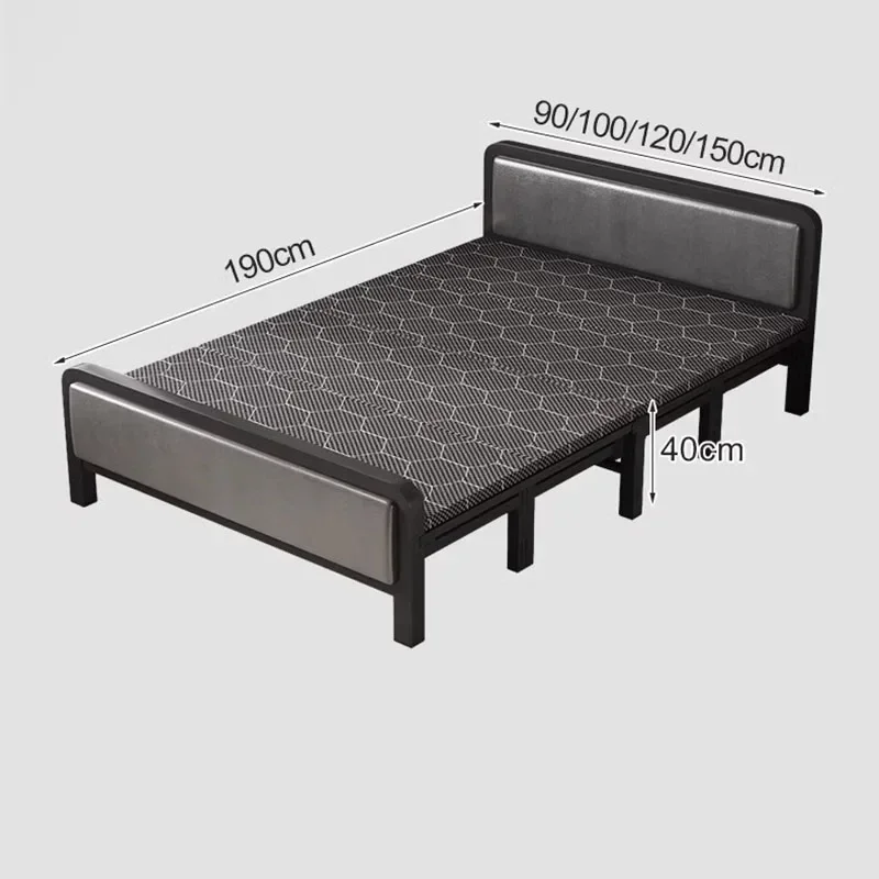 El&aacute;stica Postmodern Furniture，Minimalism Floor Bed Frames Single Space Saving Modern Accent Advanced Sense Bed Lazy People Cama