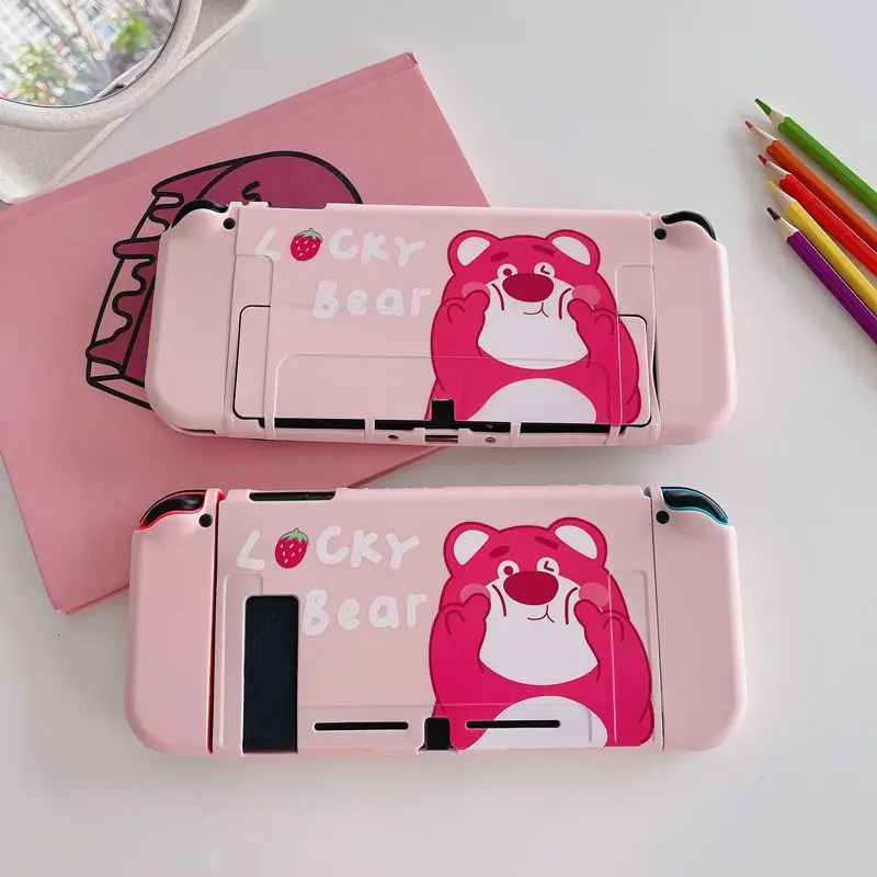 Custodia Protettiva Per Nintendo Switch Custodia Oled/Ns Custodia Kawaii Lotso Animation Cute Confortevole Soft Shell Gift Stationery Box Girl