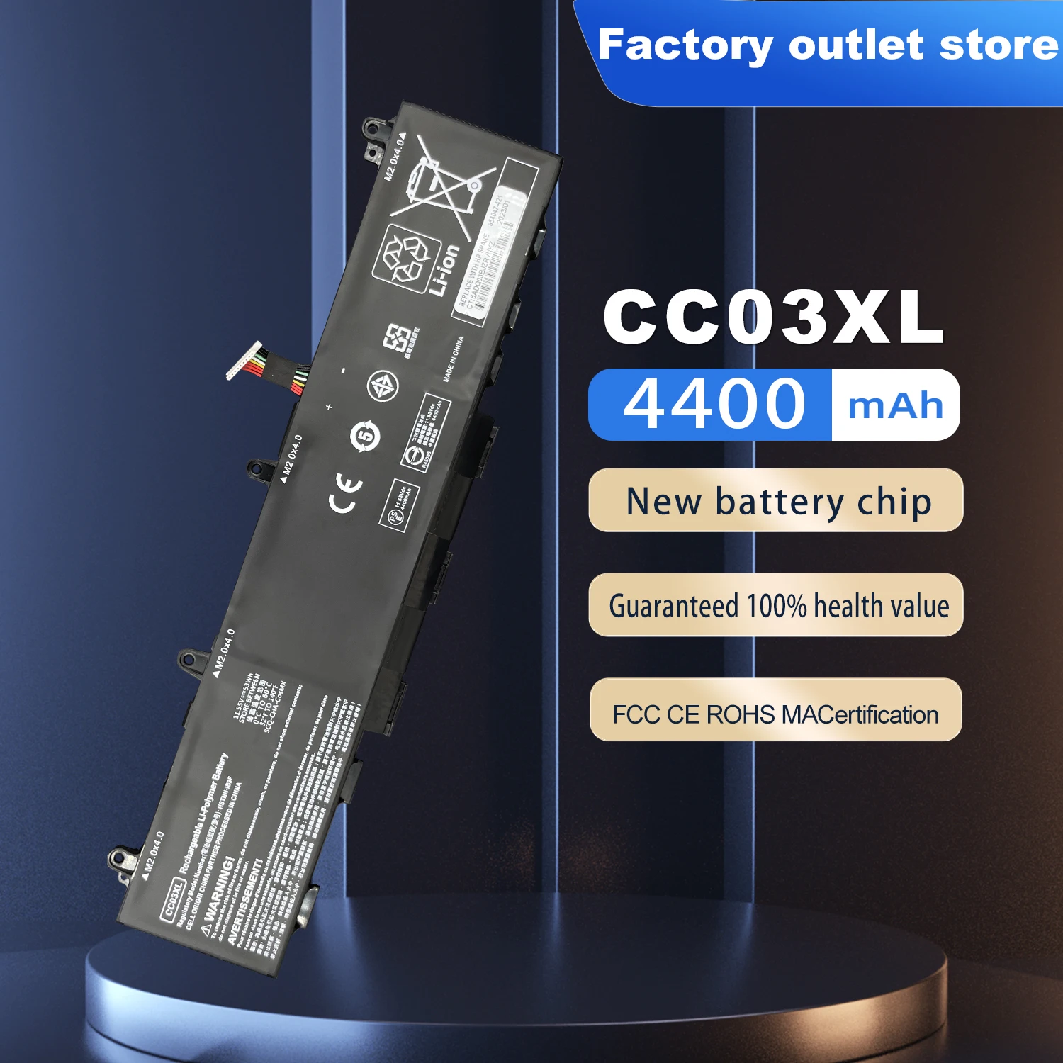 Cc03Xl  53Wh  Laptop Battery For Hp Elitebook 830 835 840 845 G7/G8 Series