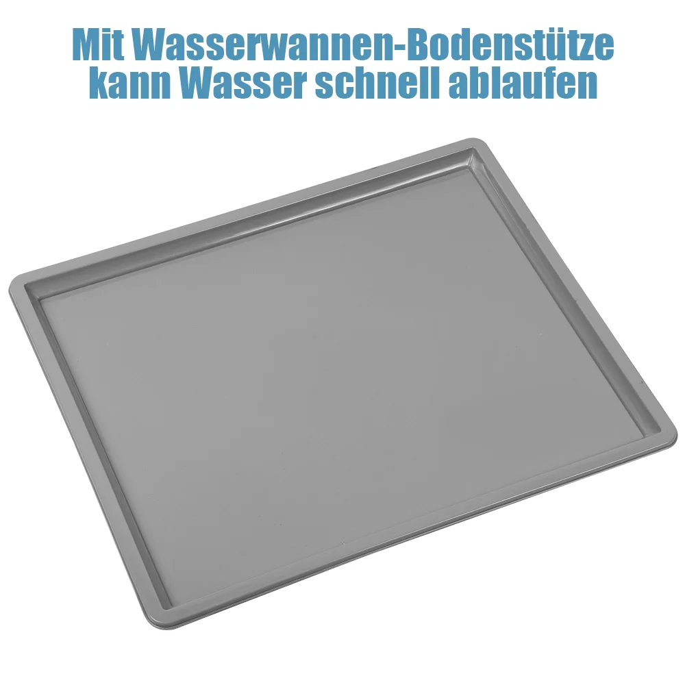 1 Stück Geschirrtrockner Küchenutensilien-Abtropfgestell mit Abtropfkorb Arbeitsplatten-Geschirrorganizer Küchen-Aufbewahrungsregal – Detail 9