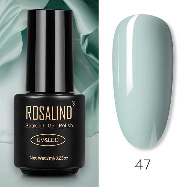 ROSALIND Nail Gel Polish Glitter Series Gel Varnishes All For Manicure Soak Off UV Lamp Nails Art Semi Permanent Gel Polish RA47