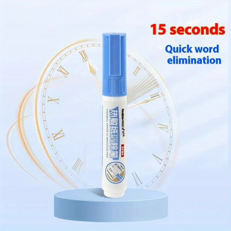 흔적 없는 지우개 펜 5팩, 감열지 수정액, 익스프레스 어플리케이터, 프라이버시 필기 빠른 건조 마스킹액, 익스프레스 배송 라벨, 전화 요금 및 청구서용 수정 도구, 청구서 정리 도구