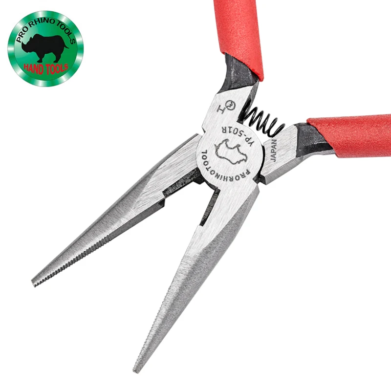Japan RHINO Multi-Function With Teeth 5 Inch Sharp Nose Cutting Pliers Cutting Line Fishing YP-501R Mini Electronic Pliers 3