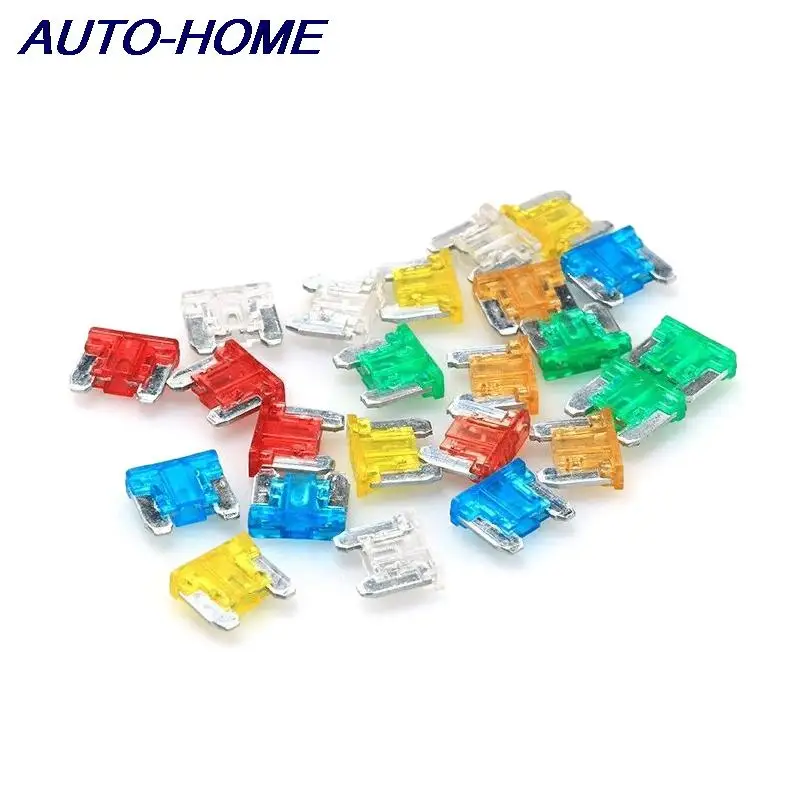 Auto Car Truck Motorcycle Fuses 5A 10A 15A 20A Mixed Sizes Low Profile Kit Micro Mini Blade 24pcs car fuses kit
