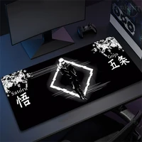 Jujutsu Kaisen Mouse Pad Anime Carpet PC Gamer Computer Black White Keyboard Gaming Accessories Desk Mat Gojo Satoru XL Mousepad