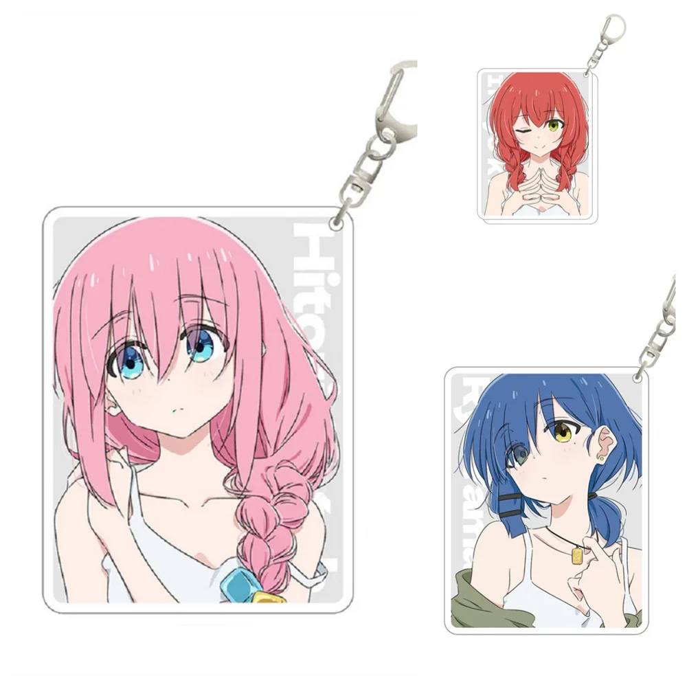 Anime BOCCHI THE ROCK Character Acrylic Keychain - 6cm Collectible Charm