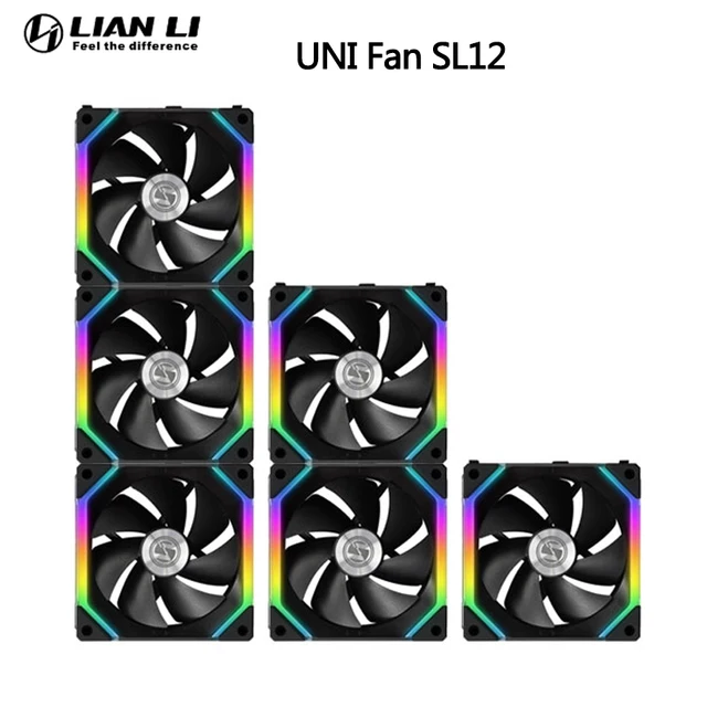 LIAN LI UNI 선풍기 SL120: 클러터 프리 냉각, 최적화된 조명 및 장수명