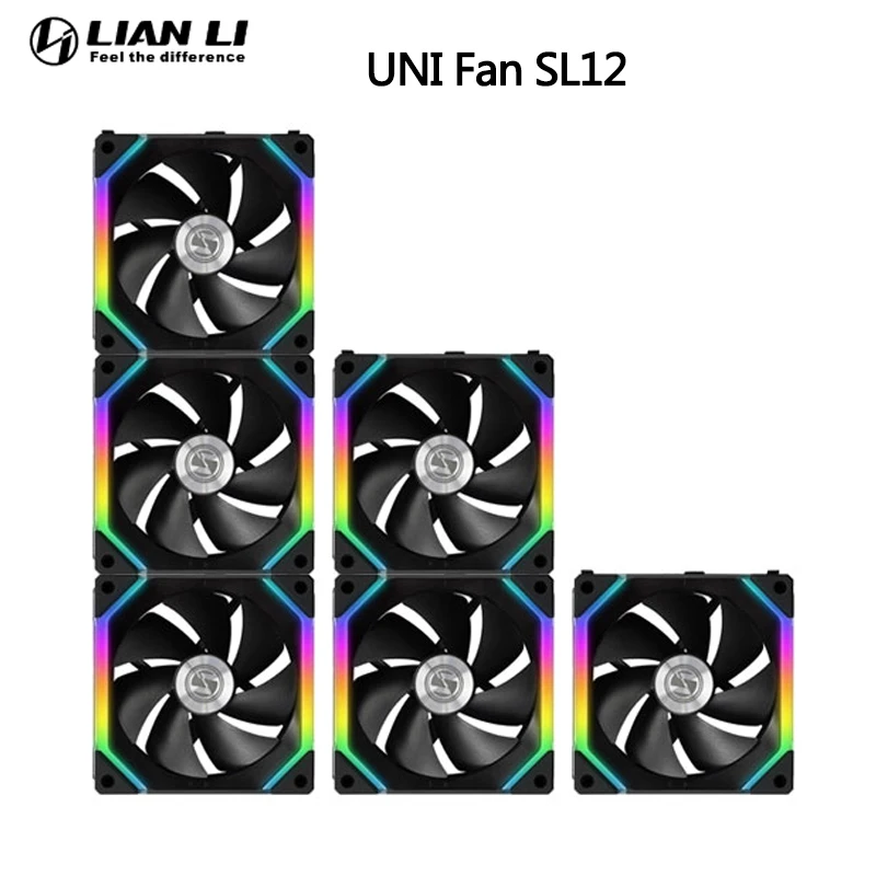 Uno-kit Ventilador Modular Sl120 140 Rgb Pwm Corrente em Margarida sem Cabo Rgb L-connect Uni Hub li li - Imagem 5