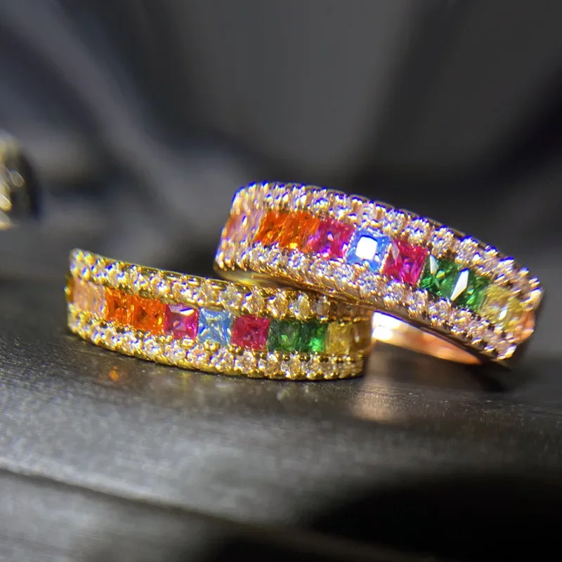 Vintage Stainless Steel Birthstone Ring for Women Fashion Colored Rhinestone Rings Anniversary Wedding Gift Jewelry wedding rings finger rings fashion rings fashion ring crystal rings stainless steel rings metal rings stone rings