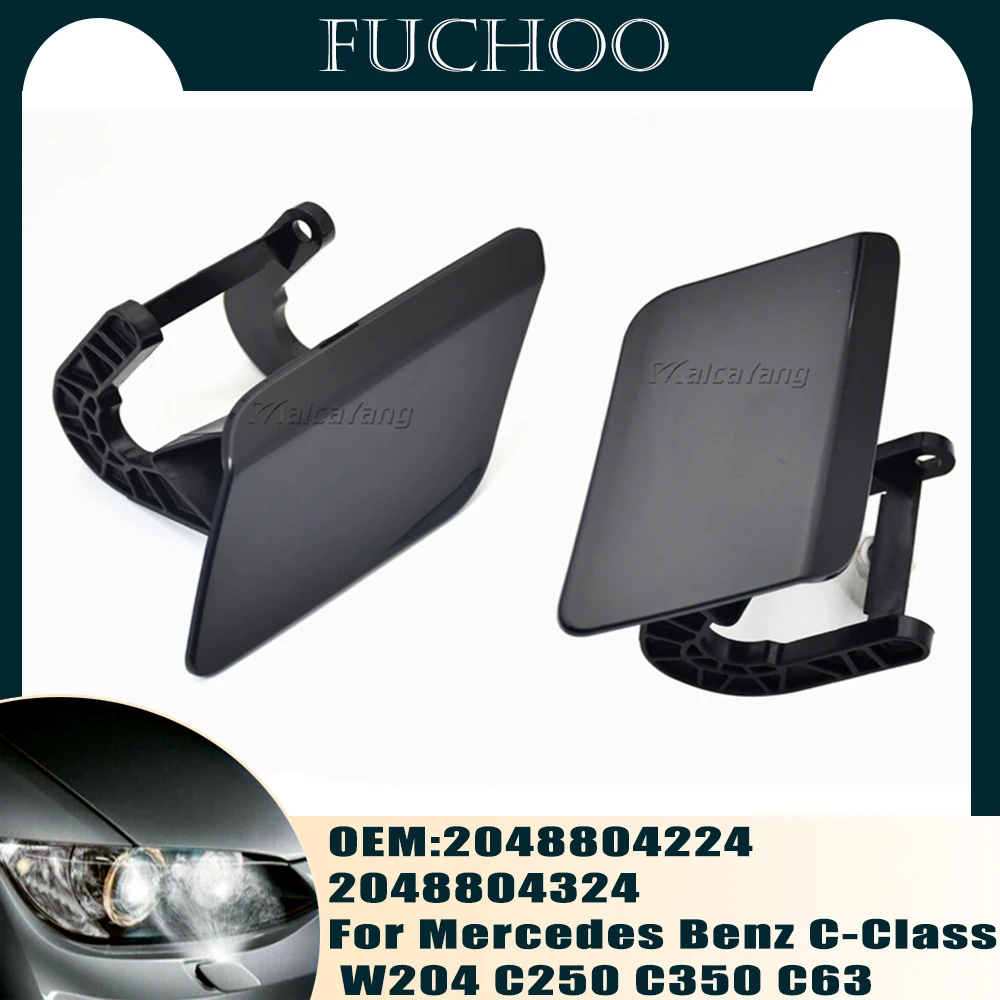 

Car Accessorie For Mercedes Benz C-Class W204 C250 C350 C63 Front Bumper Headlight Washer Nozzle Cover Cap 2048804224 2048804324