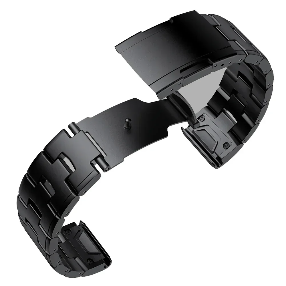 Premium Titanium QuickFit Strap - 26mm/22mm Adjustable Metal Watch Band