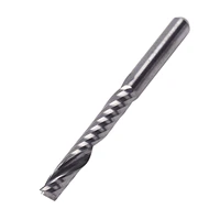10Pcs Cnc Router Bits 3.175 X 22Mm Single Flute Spiral Carbide Cnc Router Bits Milling Cutter 2