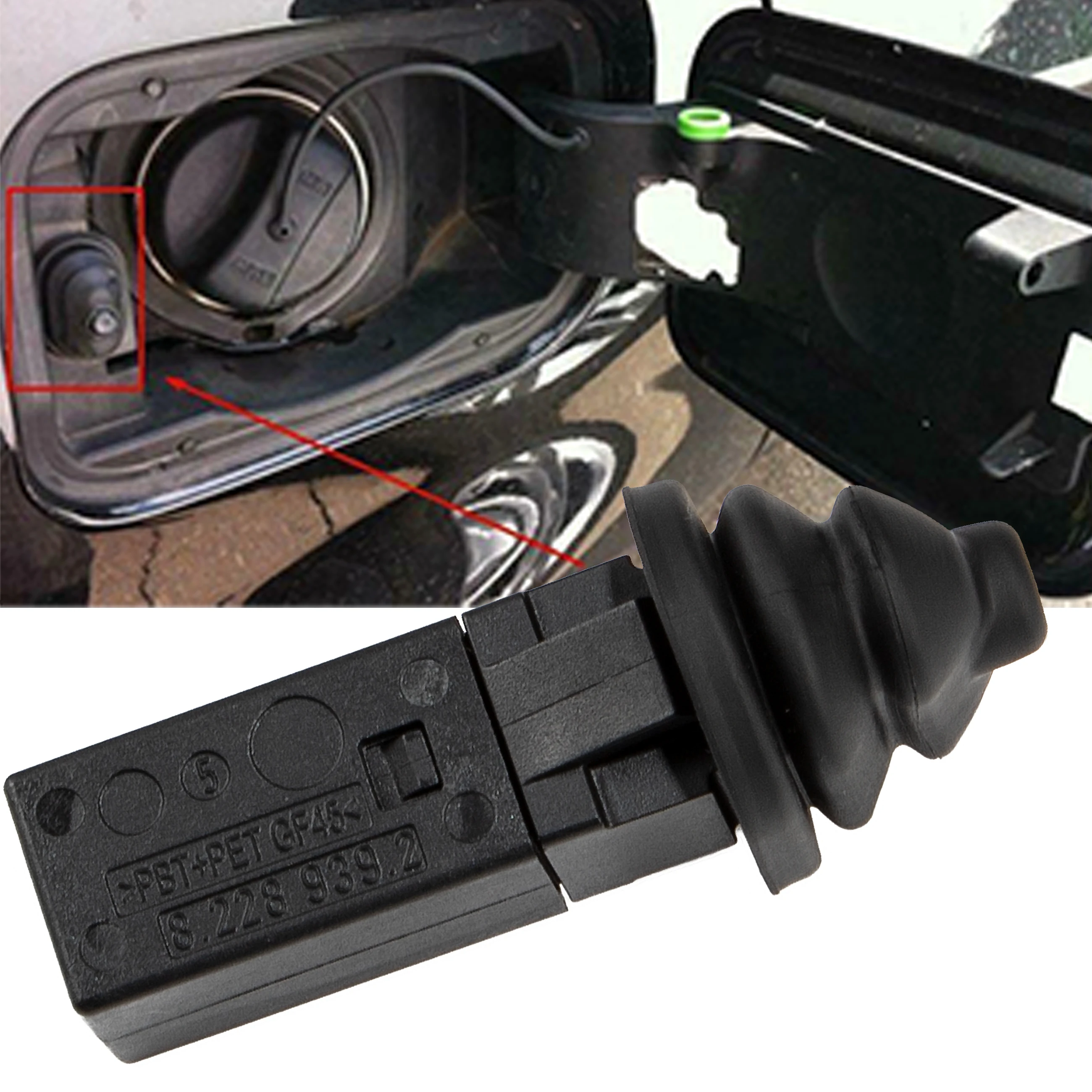 Gas Fuel Door Latch Ejector W/ Buffer 51178228939 For BMW 1