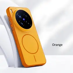 Luxury Shockproof Anti - Fall Protective Case with Comfortable Feel for Smartphones (Orange)