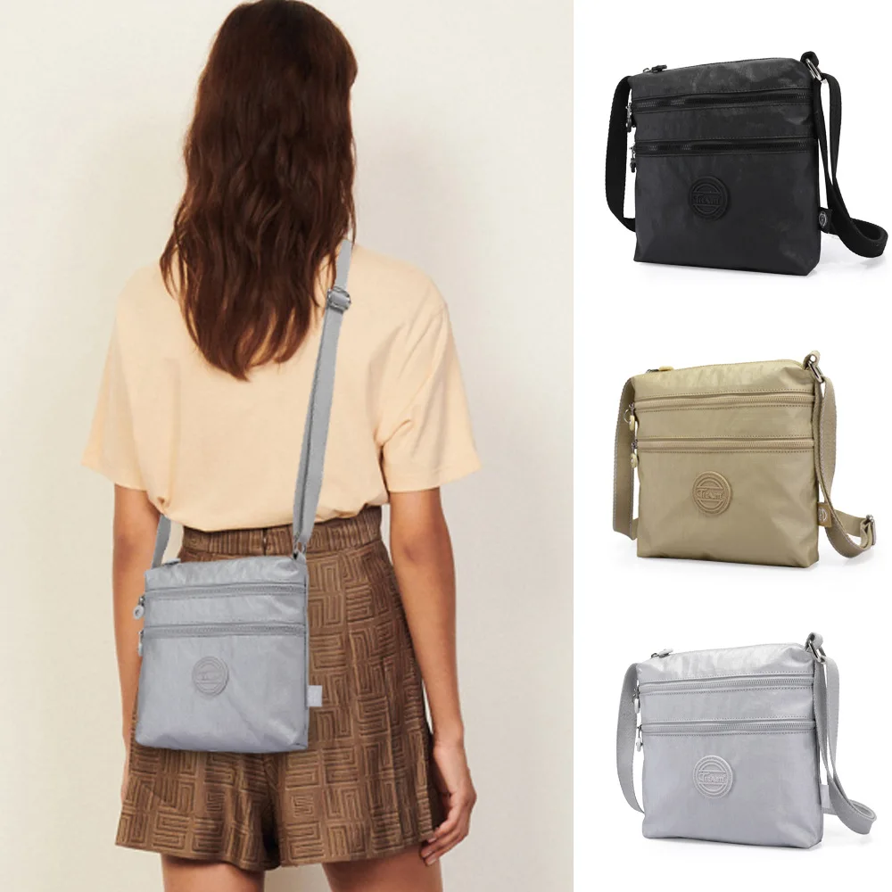 Chic Lightweight Crossbody Bag Waterproof Nylon Versatile & Fashionable Available in Multiple Colors Bags for Child