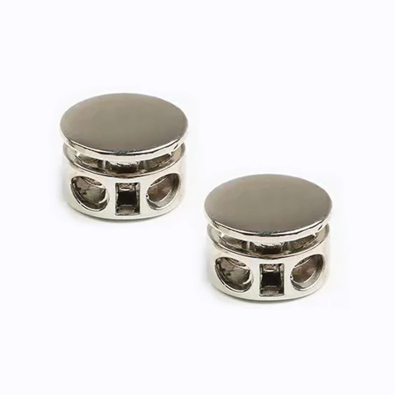 Description Picture 3 of item10Pcs Metal Cord Lock Stopper Adjustment Spring Elastic Rope End Button Toggle Clamp Clip Sewing Garments Hat Buckle Decor
