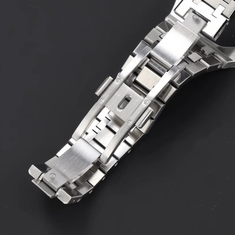 Stainless Steel Watch Case And Strap Mod Kit For Swatch X AP Royal Pop Pocket Changer To Wristwatch Personalized Accessories