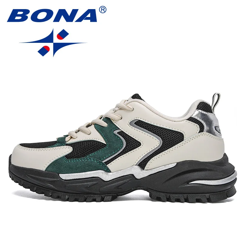 BONA 여성용 클래식 스니커즈, 여성용 스포츠 신발, 캐주얼 러닝화, 통기성 조깅 신발, 신상 디자이너