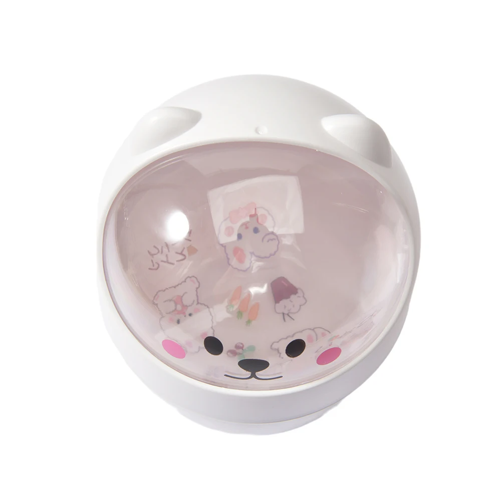 1 Piece Creative Stationery Storage Box Cute Cartoon Makeup Storage Box Student Supply