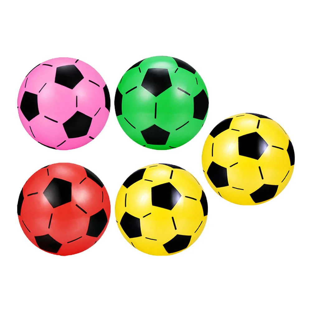 

5 Pcs Inflatable Ball Childrens Children’s Toyss Playground Balls Sports Kid Soccer Plastic