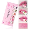 6Pcs/Box Crystal Clear Flower Jelly Lip Balm Kits Set Temperature Color Changing Lipstick Moisturizer Vitamin E Beauty Health 3