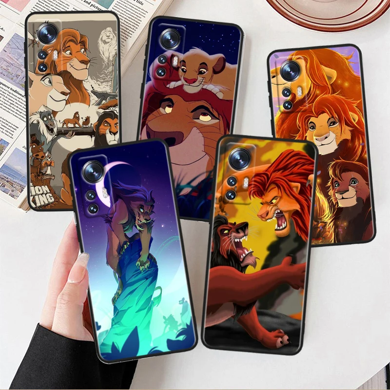 Disney Lion King Per Xiaomi Mi 13 12T 12S 12X 11I 11X 11T Play Hypercharge Lite Ultra Pro Custodia Morbida Nera Per Telefono