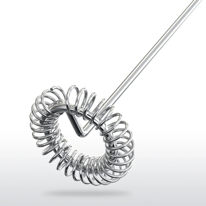 Electric Milk Frother,Dry Battery, Stainless Steel + ABS Automatic Handheld Milk Frother, 6