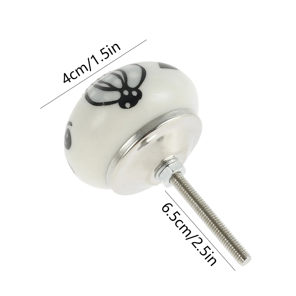 Shabby chic vintage ceramic drawer knobs drawer pull cupboard door porcelain handles set