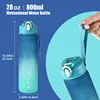 1PCS Hot Sale 750ML Sports Water Bottle Shaker Outdoor Travel Portable Leakproof Drinkware Plastic Drink Bottle BPA Free 3