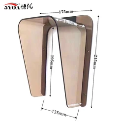 Rainproof Weatherproof Keypad and Card Reader Protective Cover (Tan)