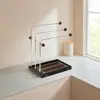 Modern Sponge Dishcloth Towel Holder Removable Anti-rust Kitchen Storage Stand Space Saving Creative Headband Rack 2