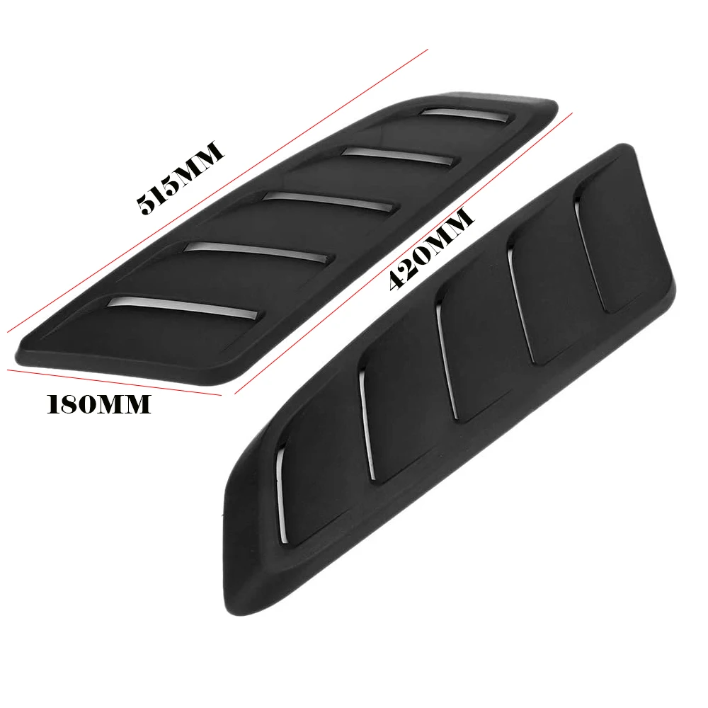 Ford Mustang Hood Vent Scoop 2015-2022 - Carbon Fiber Look Air Intake Cover