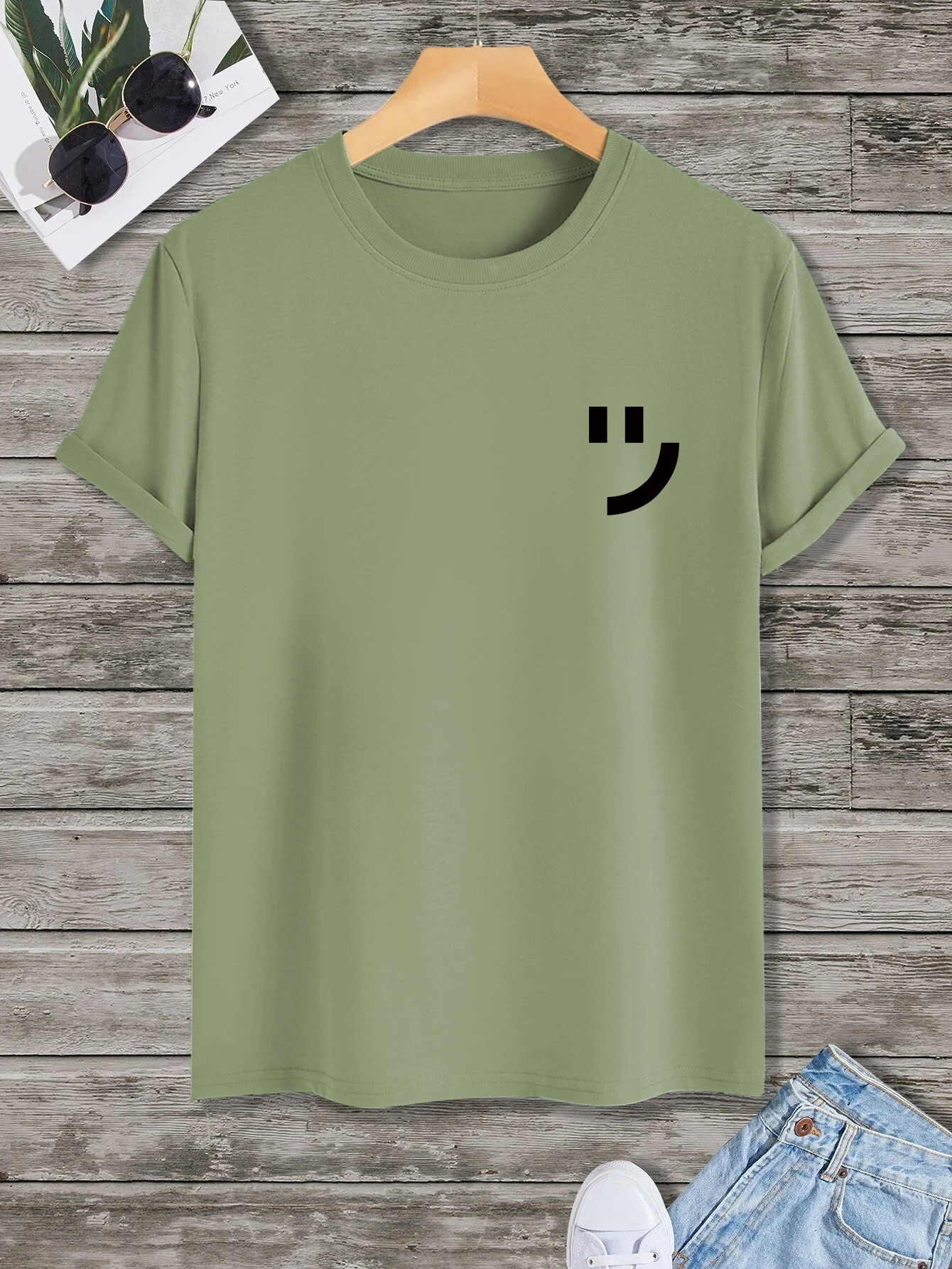 Men's fashion short -sleeved striped stamps Poloshan casual lapel t shirt_voghion.com