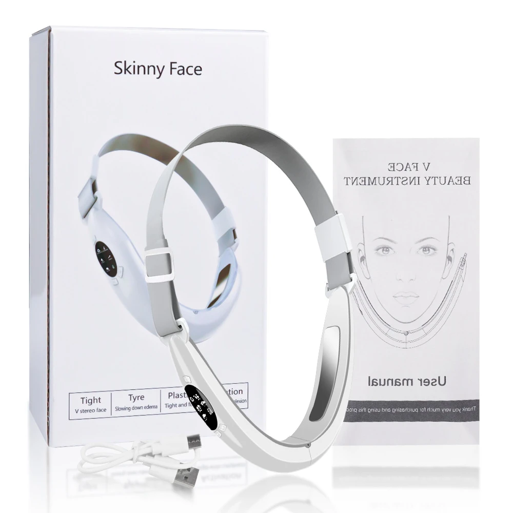 Intelligent Electric Face Slimming Instrument Chin Slimming v-Face Beauty Instrument Facial Massager Tight Small Face