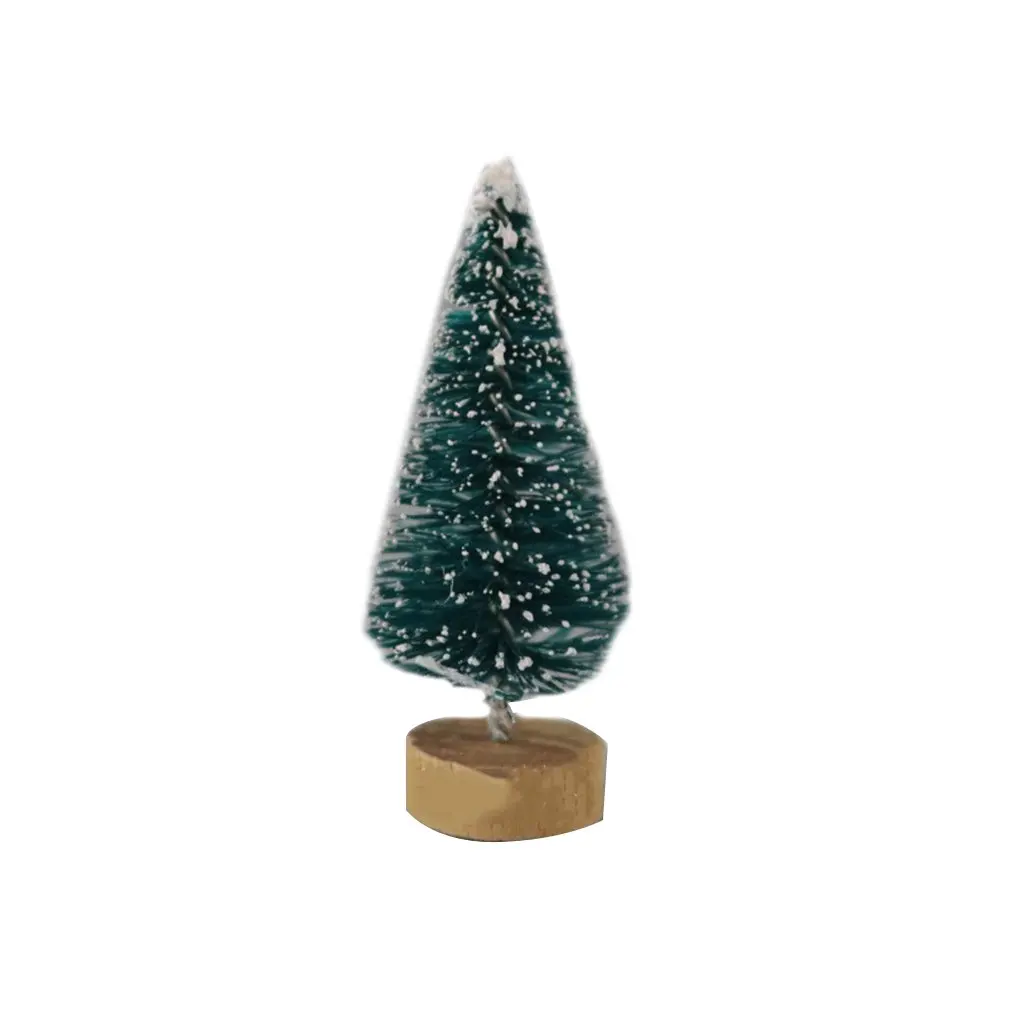 

12 шт. DIY рождественская елка маленькая сосна мини-елки размещаются в рабочем столе Декор рождественские украшения подарки для детей сине-зеленый