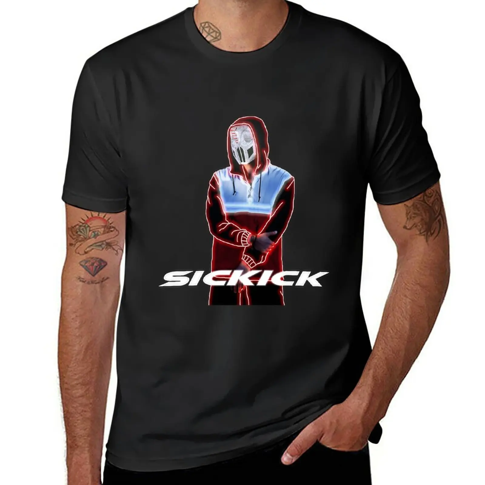 New Sick Music S!Ckk!Ck T-Shirt Graphic T Shirt Man Clothes Cute Tops Mens Plain T-Shirt
