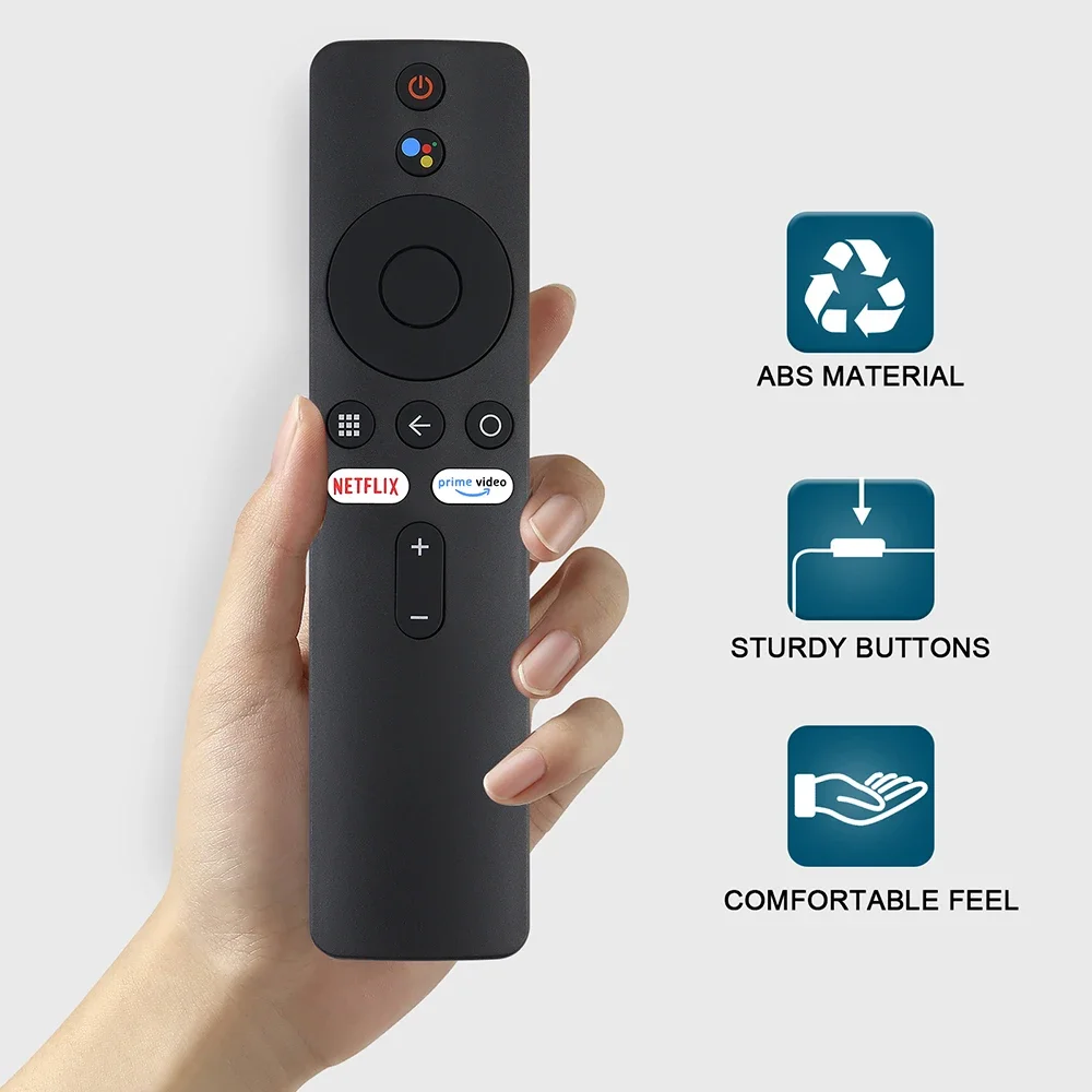 Bluetooth 5.0 Voice Search Remote Control with Android TV/Google Assistant Integration