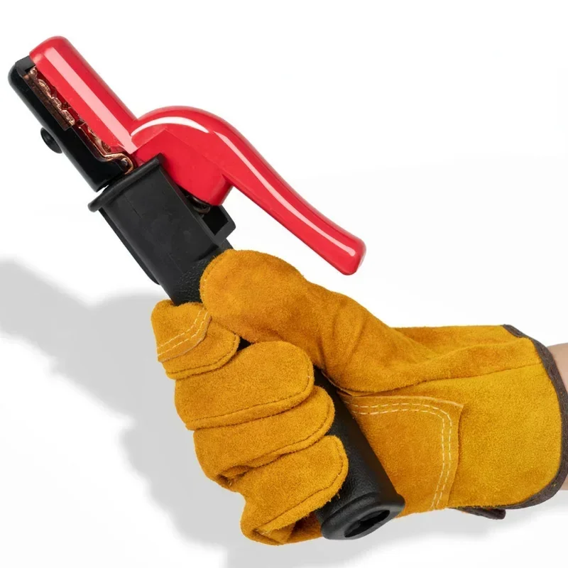 New 800AMP Welding Ergonomic Holder Clamp With Soft Electrode Handle, Heavy Duty Copper Electrode Holder For Arc MMA Welder