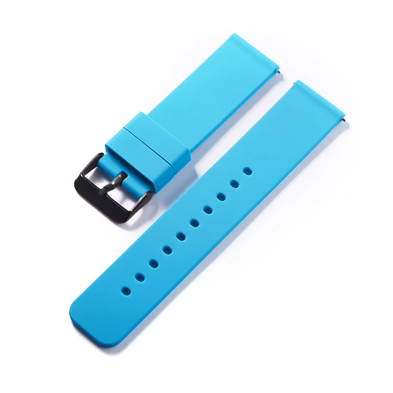 Waterproof Silicone Quick Release Watch Band - Soft Rubber Strap Bracelet