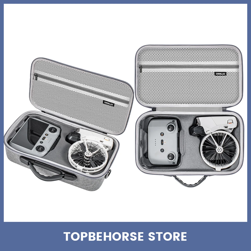 SYMIK spatwaterdichte schoudertas voor DJI Flip Fly More Combo, beschermend opbergtas voor RC 2/N3, laadstation en batterijen
