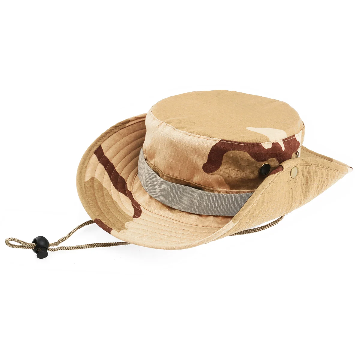 

Fashion Unisex Adult Outdoor Sports Wide Brim Boonie Hat Cap Fishing Hat - Free Size (Blue Camouflage)