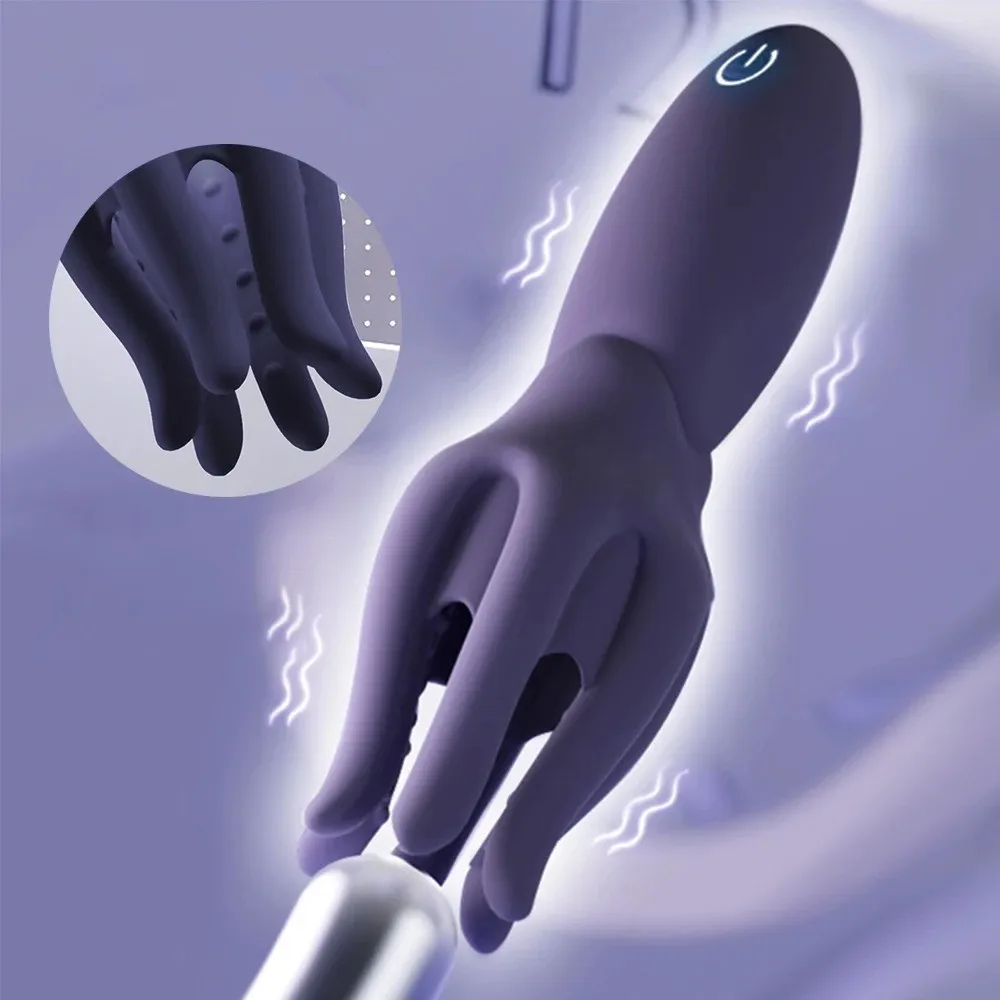 Glans Stimulation Massager Penis Delay Ejaculation Trainer Men's Vibrator Male Masturbator Equipment For Men Exercise