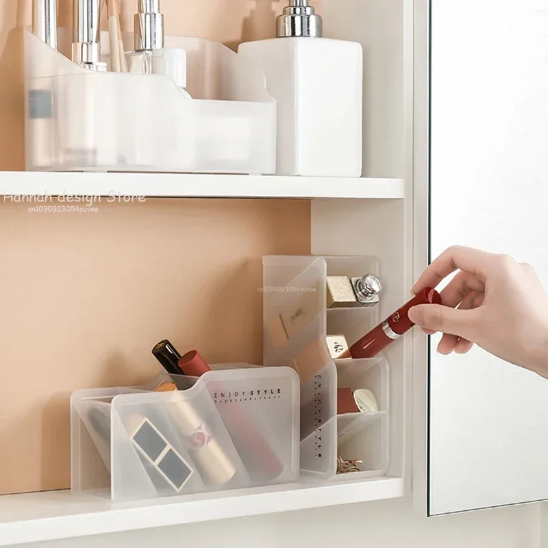 Multifunctional Creative Desktop Organizer Pen Holder Makeup Storage Box School Office Accessories Stationery Organizers pen holder,stationery organizer