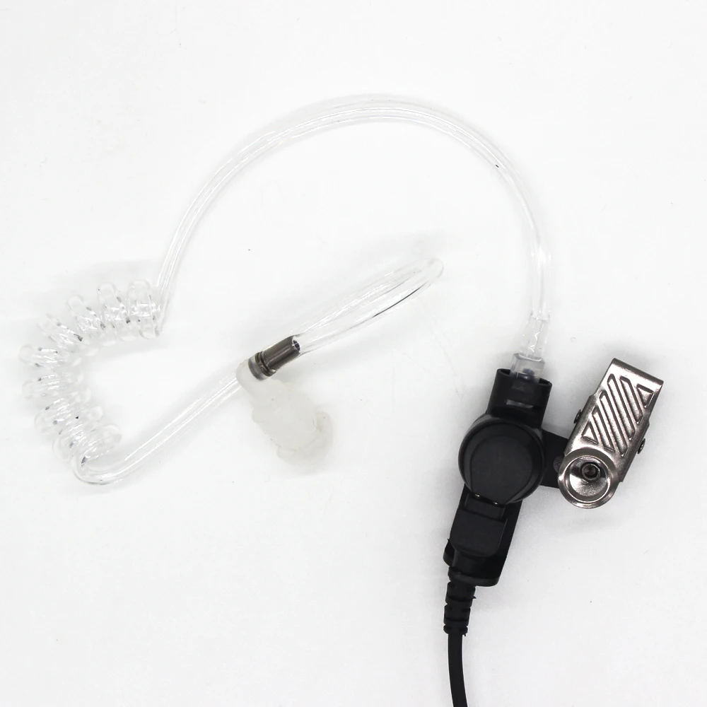 Walkie Talkie Air Acoustic Tube PTT Headset Earpiece For Motorola Xir P6600 P6620 XPR3300 XPR3500 MTP3250 Two Way Radio