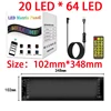 20*64 Truck Eye Led Display Car Sign Animation Led Matrix Panel Bluetooth App Control Programmable Flexible Screen Led Car Light 1