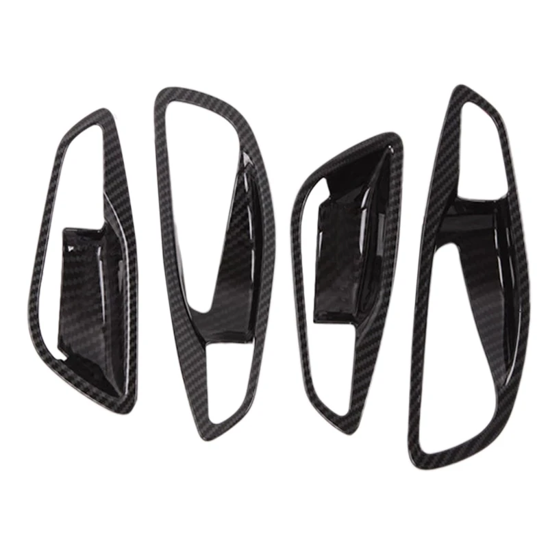 

Стайлинг автомобиля, 4 шт., стильная фоторамка из углеродного волокна, отделка для Hyundai Lafesta