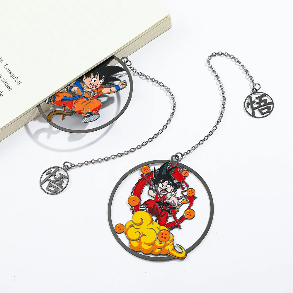 Metal Bookmark Bookmarks Stationery Supplies Dragon Ball metal Bookmarks-Collectibles for anime enthusiasts reading markers for book lovers birthday and Christmas gift