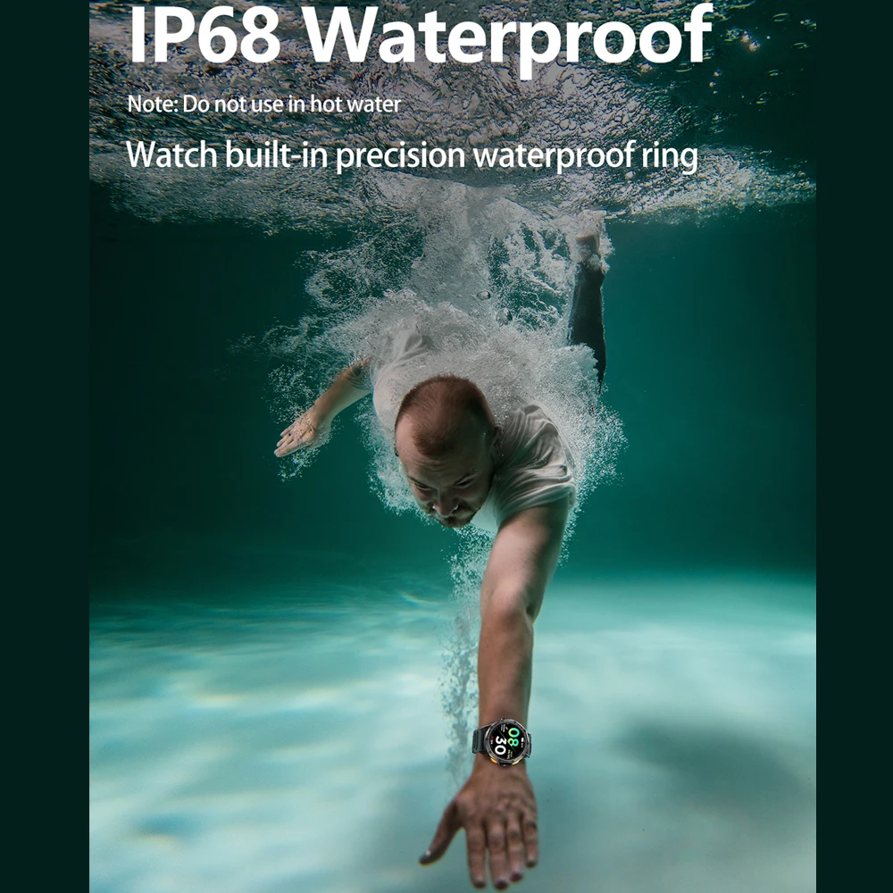 Amoled Smart Watch Men LED Flashlight Compass Barometric Altimeter Outdoor Sports Montion Fitness Tracker BT Call K67 Smartwatch