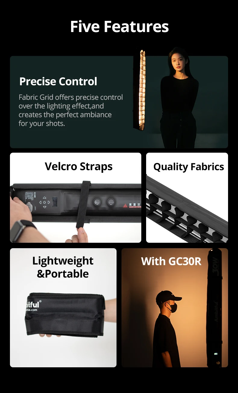SA30 Air Light Honeycomb Grid Softbox for GC30R