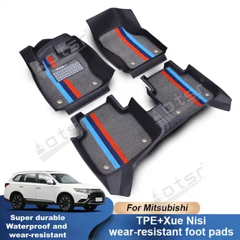 Tappetini interni per auto Per Mitsubishi Auto completamente chiusa I piedini resistenti all'usura nuovi accessori di design Super resistenti